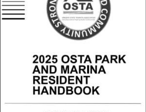 2025 OSTA Park and Marina Resident Handbook now available for purchase