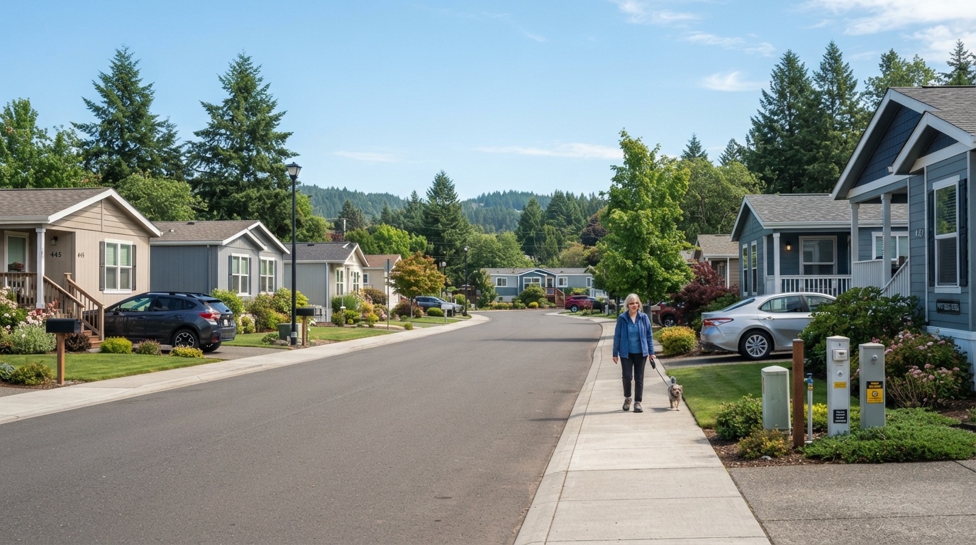 Manufactured Home Park in Oregon
