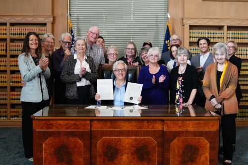 OSTA with Governor for signing of HB3054